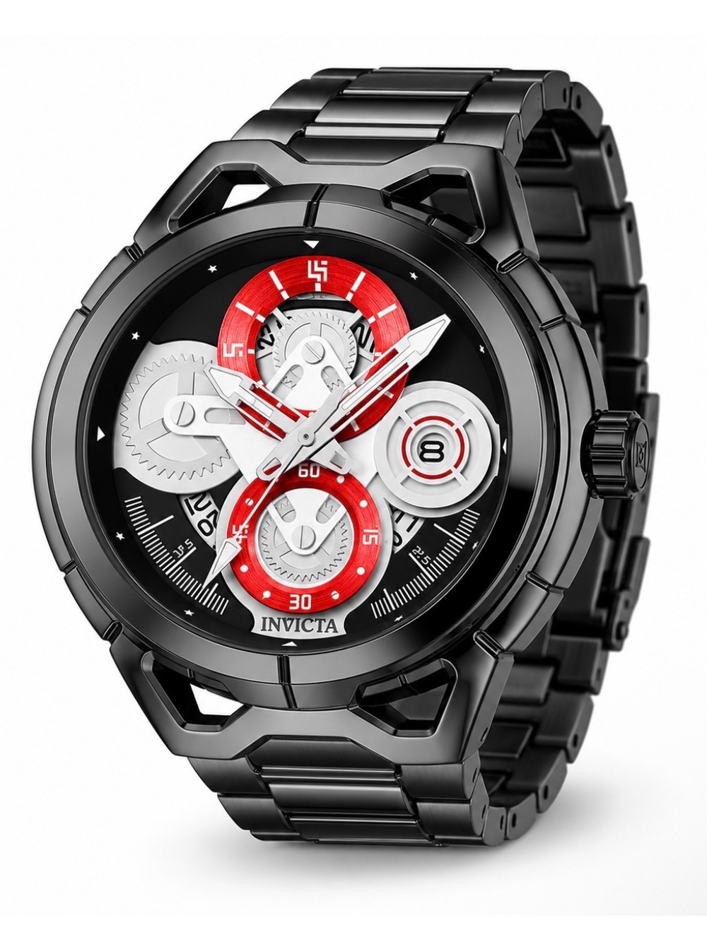 Invicta S1 Rally Men's Watch - 44mm, Black with Red 79007